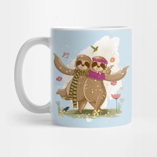 Sloths Romantic Couple Mug